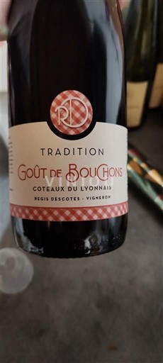 Lionese Coteaux del Lionese Régis Descotes Goût de Bouchons Tradition Senza annata