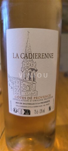 Vine Rosé sec La Cadiérenne 2024 Frankrig Provence Côtes-de-Provence AOC
