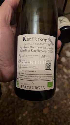 Alsace Grand Cru Domaine Freyburger Riesling Kaefferkopf 2024