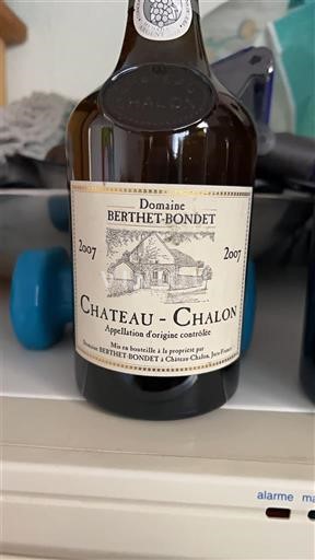 Jura Château-Chalon Domaine Berthet-Bondet 2007