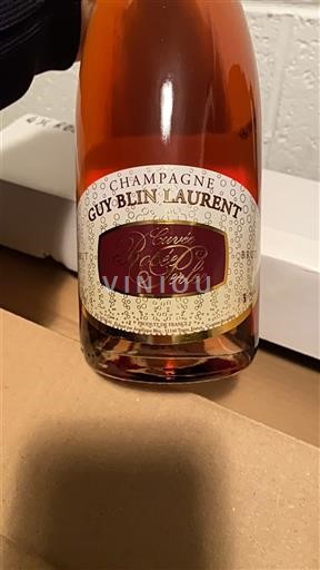 Champaña Champán Guy Blin-Laurent Rosée Perle Sin añada