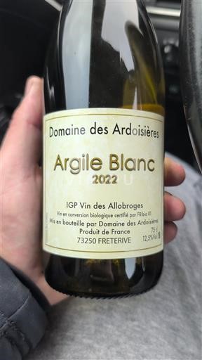 Alperna och Rhône-länderna Allobroges viner Domaine S Ardoisières Argile Blanc 2022