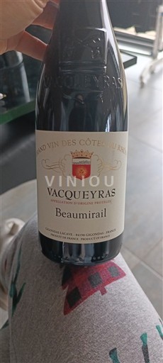 Rhônedalen Vacqueyras Georges Lacave Beaumirail 2022