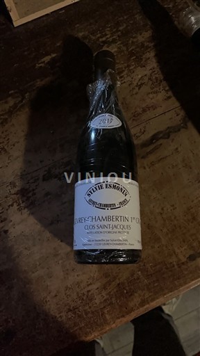 Bourgogne Gevrey-chambertin Premier Cru Sylvie Esmonin Clos Saint-Jacques 2017