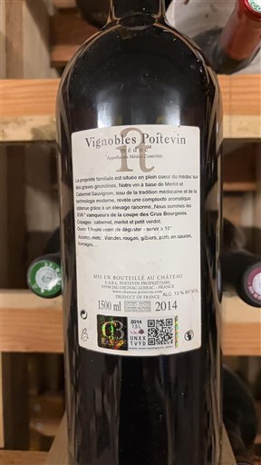 Bordeaux Médoc Vignobles Poitevin 2014