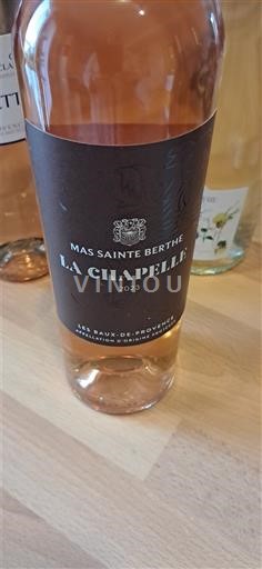 Rượu vang Rosé sec La Chapelle Mas Sainte Berthe 2023 Pháp Provence Không được chỉ định AOC