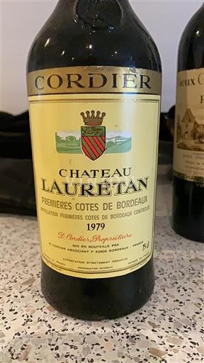 Bordeaux Premières Côtes de Bordeaux Château Lauretán 1979