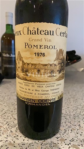 Bordeaux Pomerol Château Vieux Château Certan 1976
