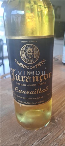 Vine Blanc moelleux Crème de Tête Cancaillaü 2016 Frankrig Sydvestfrankrig Jurançon AOC