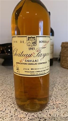 Bordeaux Cadillac Château Fayau 1985