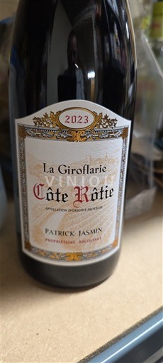 Rhônedalen Côte-rôtie Patrick Jasmin La Giroflarie 2023