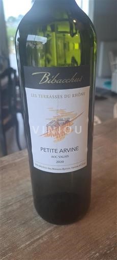 Vallese Petite Arvine Bibacchus Les Terrasses du Rhône 2020