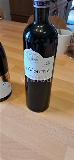 Vinhos Rouge sec La Violette Château Clapière Non millésimé França Provence Côtes-de-Provence AOC