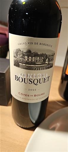 Bordeaux Côtes-de-bourg Château Bousquet 2021