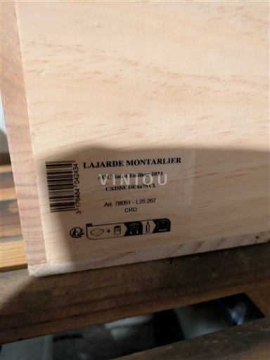 Bordeaux Saint-Émilion Lajarde Montarlier 2023