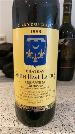 Bordeaux Pessac-Léognan Grand Cru Château Smith Haut Lafitte 1983