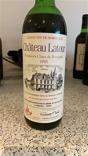 Bordeaux Prve obale Bordeauxa Château Latour 1985
