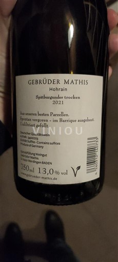 Baden Gebrüder Mathis Hohrain 2021