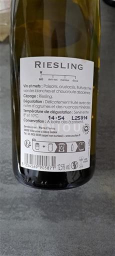 Viinit Blanc sec Pfaff Non millésimé Ranska Alsace Vin de France