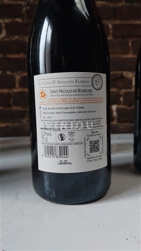 Loire-dalen Saint-Nicolas-De-Bourgueil La Cave D'Augustin Florent 2024