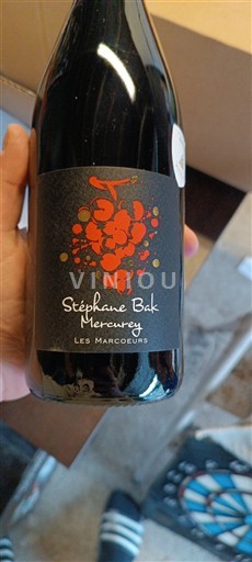 Burgundsko Mercurey Stéphane Bak Les Marcoeurs 2023