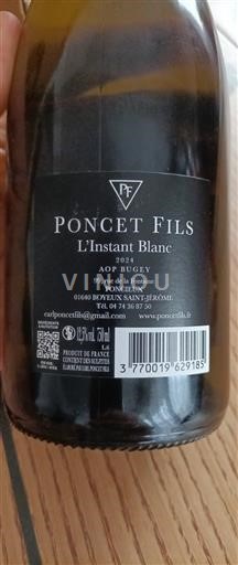 Savoia e Bugey Bugey Poncet Fils L'Instant Blanc 2024