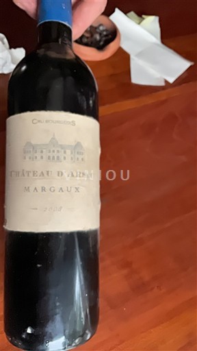 Bordeaux Margaux Château Arsac 2008
