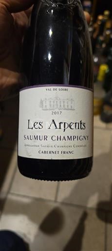 Loire Valley Saumur-Champigny Les Arpents 2017
