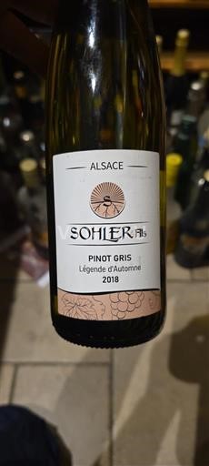 Alsace Sohler Fils Légende d'Automne 2018