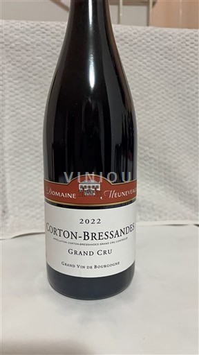 Burgundsko Corton-Bressandes Grand Cru Domaine Meuneveaux 2022