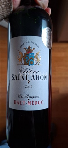 Burdeos Haut-Médoc Cru Bourgeois Château Saint Ahon 2014