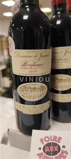 Bordeaux Domaine Jugalet 2016