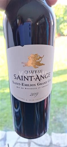 Burdeos Saint-Émilion Gran Cru Château Saint-Ange 2019