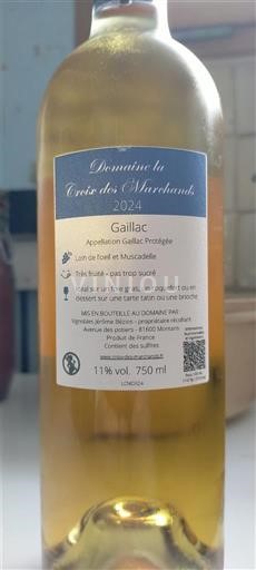Sud-Ovest Gaillac Domaine La Croix des Marchands 2024