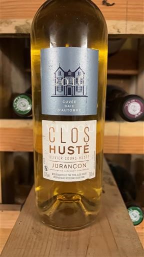 Vin Blanc moelleux Baie d'Automne Clos Husté 2016 France Sud-Ouest Jurançon AOC