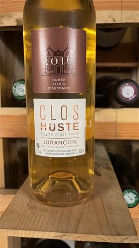 Rượu vang Blanc moelleux Élixir d'Automne Clos Husté 2016 Pháp Tây Nam Jurançon AOC