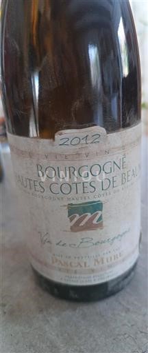 Bourgogne Không được chỉ định Pascal Mure 2012