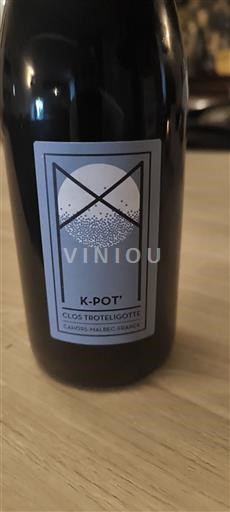 Tây Nam Cahors Clos Troteligotte K-Pot' 2023