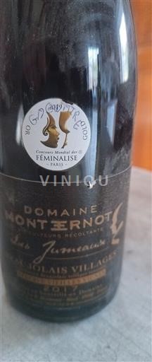 Beaujolais Beaujolais Villages Domaine Monternot Les Jumeaux Non-Vintage