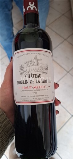 Bordeaux Haut-Médoc Château Moulin de La Mothe 2019