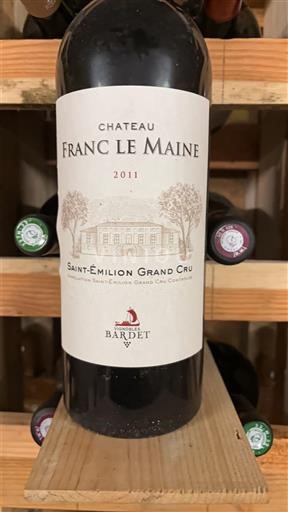 Bordeaux Saint-Émilion Grand Cru Château Franc Le Maine 2011