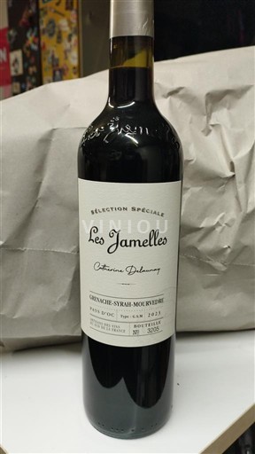 Vin Rouge sec Sélection Spéciale Les Jamelles 2023 France Languedoc et Roussillon Pays d'oc IGP