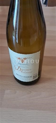 Vinhos Blanc moelleux Douceurs d'Automne Hervé Barbaz Non millésimé França Jura Côtes-do-jura AOC