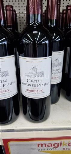 Bordeaux Château Moulin de Prayère Không niên vụ