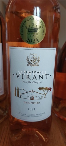 Provence Coteaux d'Aix-en-Provence Château Virant 2023