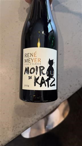 Rượu vang Rouge sec Noir de Katz René Meyer 2024 Pháp Alsace Vin de France