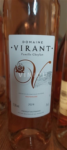 Provence, hạ lưu Rhône, Corse Địa Trung Hải Domaine Virant 2024