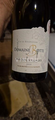 Bourgondië Mâcon en mâcon-dorpen Domaine Botti 2020