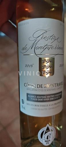 Tây Nam Côtes-de-montravel Prestige de Montpierreux 2016
