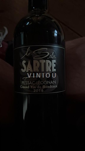 Bordeaux Pessac-Léognan Le Sartre 2016